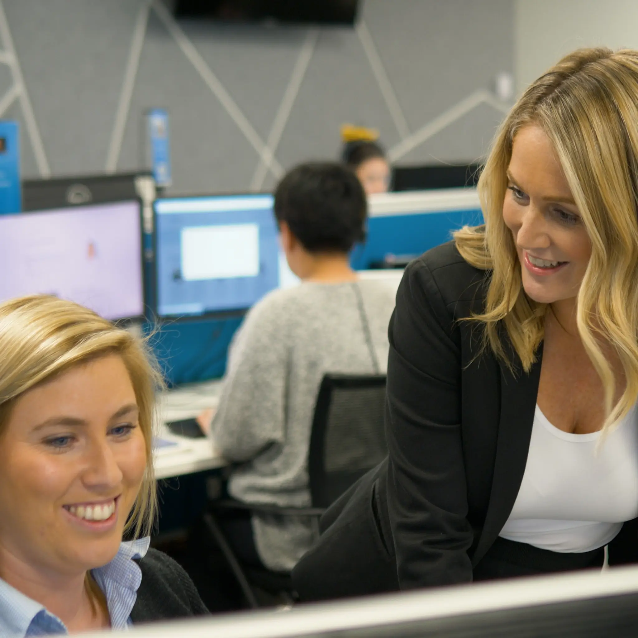 Tammy Barton, Founder and Director of MyBudget, with team member Tara, leading expert financial coaching and debt solutions for Australians.